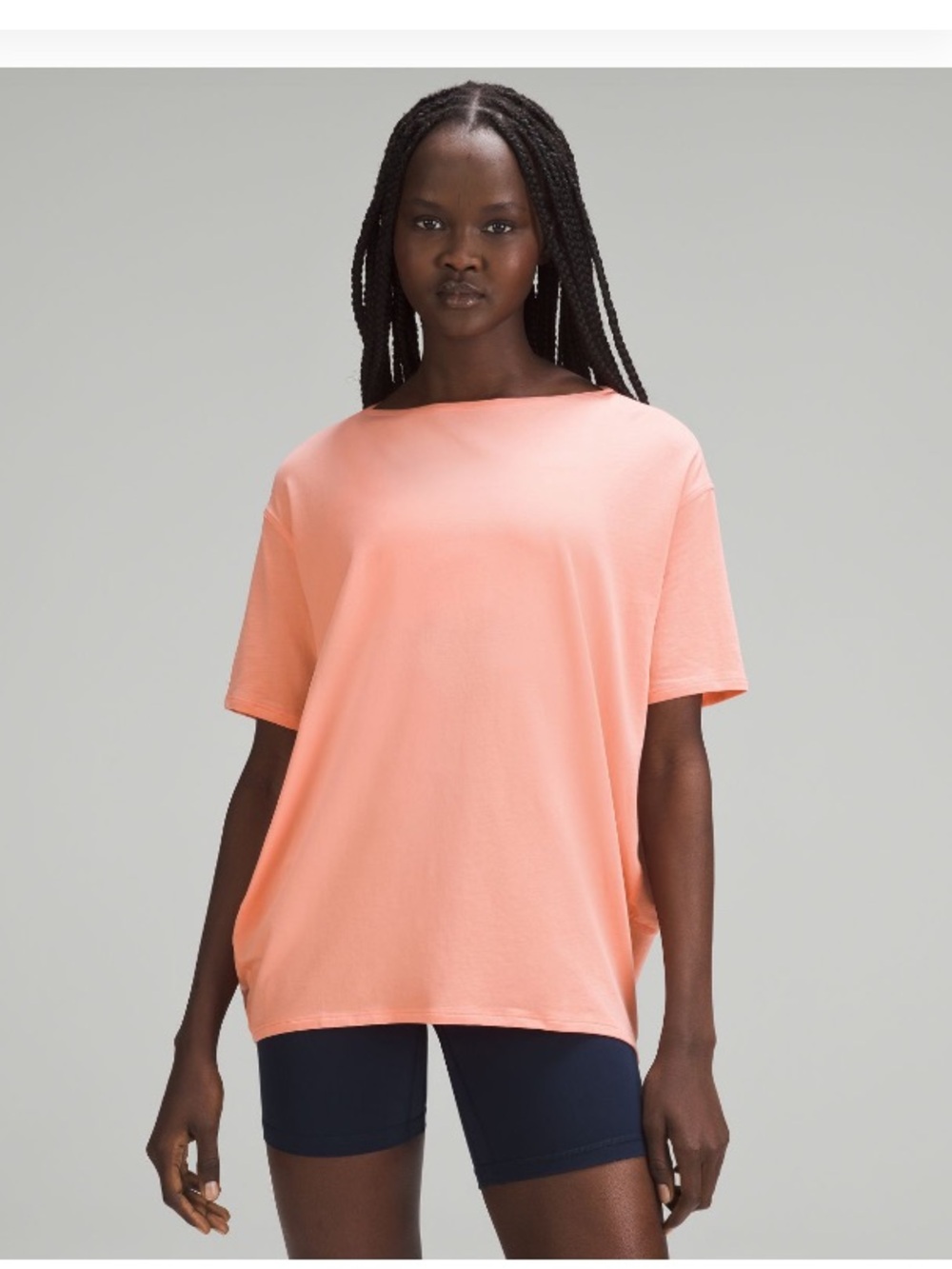 lululemon athletica Back in Action Short Sleeve Shirt - Peach